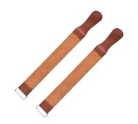 Cinturón de cuero para afeitar Correa de cuero for afilar navajas afeitar, afilador cuchillos, pulido y afilado(Leather 2 pcs)