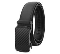 Cinturón de cuero para hombre, trinquete microajustable, accesorio formal | para pantalones, ropa de oficina profesional, cintura premium para hombres, correa de estilo real para ocasiones formales