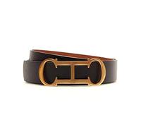 Cinturón de cuero para mujer, estilo moda, lujo, cuero vacuno, casual, negocios, fajas
