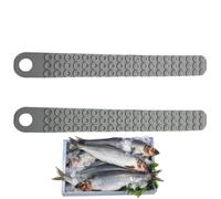 Cinturón De Descongelación De Carne - 2 Piezas Cinturón De Descongelación De Silicona, Correas De Fijador Rápido Con Taza De Succión Super Fuerte - Fijación De Defrost Resistente, V