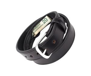 Cinturón de Dinero Oculto - Cinturón de Viaje de Cuero con Bolsillo Secreto con Cremallera, Accesorios de Almacenamiento discretos | Soporte de Efectivo Seguro para Hombres, Objetos de, Joyas