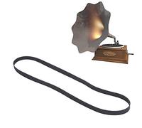 Cinturón de Disco de Goma Negro, Cinturón de Lectura Compatible con Platino Vinilo, Cinturón de Repuesto para Fonógrafo (1L10 200 mm) Correa Giratoria Disco