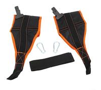 Cinturón de entrenamiento abdominal diseñado para el enfoque muscular central con material antideslizante seguro y fácil instalación en barras de dominadas (naranja)