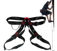 Cinturón De Escalada | Cinturón De Escalada Medio Cuerpo: Equipo Transpirable Al Aire Libre, Equipo Reforzado Para Descenso De Cuerda Doble, Montañismo Y Trabajos De Altura