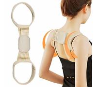 Cinturón de espalda,Anti Bochel Brace de espalda superior - para hombres y mujeres, columna vertebral empapada, cuello, hombro y clavícula soporte para una mala postura, ayuda con el hundimiento