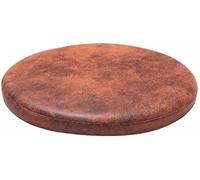 Cinturón de Espuma Viscoelástica Redondo Cojines para Sillas, Impermeable, con Cremallera Desmontable, Apto para Restaurantes, Color Naranja, 45 X 45 cm