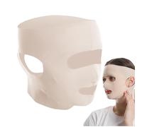 Cinturón de estiramiento facial, mentón, doble mentón, cinta de moldeo facial transpirable, herramienta reductora de barbilla doble para tonificar la piel