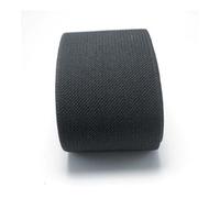 Cinturón de falda de 2 m y 5 cm de ancho, duradero, accesorios de ropa de costura, banda elástica, banda de goma (negro)