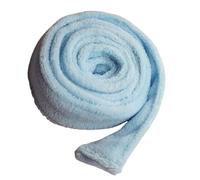 Cinturón de felpa de 170/210 cm para mujeres y hombres, unisex, cómodo y cálido, para el hogar, ropa de dormir para interiores, cintura y correa suave para bata, azul, 170 cm