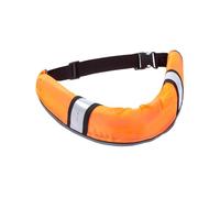 Cinturón De Flotabilidad Para La Cintura - Cinturón De Rescate Inflable Y Ajustable | Equipo De Entrenamiento De Natación Para Vela, Barco, Río, Piscina