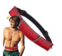 Cinturón De Flotación,Cinturón De Natación Flotable 150N | Chaleco De Rescate Autoinflable Reflectante para Paddleboard Kayak Pesca Deportes Acuáticos Balsa