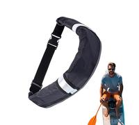 Cinturón de flotación para adultos | Cinturón salvavidas inflable ajustable - Herramienta de salvamento acuático para navegación, pesca, esnórquel, muelle, wakeboard, piscina, viajes, playa, remo en
