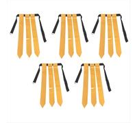 Cinturón de fútbol de bandera amarilla para jóvenes, juego de touchdown, bandera de cintura con serpentina Capture the Flag