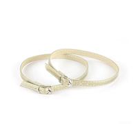 Cinturón de hebilla de correa de tobillo personalizable para zapatos perfecto para lograr un ajuste cómodo (dorado)