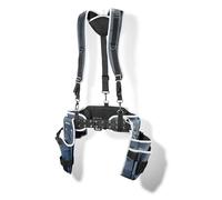 Cinturón de her TB-FT1 | Sistema de tirantes acolchado con soporte ergonómico para la cintura, azul marino, 1,63 kg, bolsas de herramientas incluidas