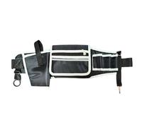 Cinturón de herramientas ajustable multifuncional para electricistas y jardineros con bolsillos de almacenamiento y soporte para destornillador, cinturón profesional de herramientas de carpintero