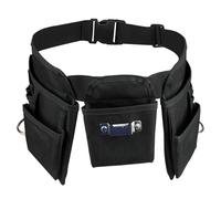 Cinturón de herramientas de bolsillo con hebilla de liberación rápida, cinturón de utilidad ajustable, delantal de trabajo para hombres y mujeres