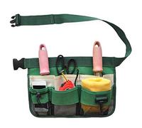 Cinturón de Herramientas de Jardinería de Servicio Pesado FDIT para Mujeres y Hombres, Cinturón de Tela de Oxford Impermeable con Liberación Rápida, 7 Bolsillos de Cintura (Colores variados)