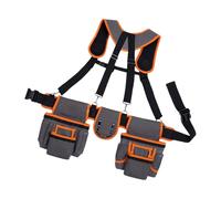 Cinturón De Herramientas Magnético Para Electricistas Y Carpinteros Con Bolsas Clavos Desmontables Porta Martillo Y Bolsillo Cinta Métrica Bolsa De Herramientas Magnética Desmontable