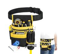 Cinturón de Herramientas para Hombre, Portaherramientas Cinturon Guarda Herramientas Magnética con 12/28 Bolsillos, Desmontable y Ajustable para Electricistas, Carpinteros, Construção Civil
