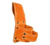 Cinturón de herramientas pesadas, organizador eléctrico bolsa de cintura de cuero, herramientas de guarderías portátiles, herramientas de trabajo para electricianos, 6,3 x 2,76 x 2,36 pulgadas