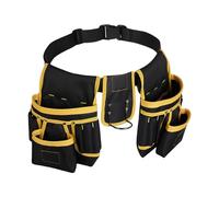 Cinturón de herramientas, práctico organizador de herramientas de jardín, delantal de cinturón unisex, cinturón Oxford con 26 bolsillos, bolsa de herramientas para regalos de jardinería, fontanería,