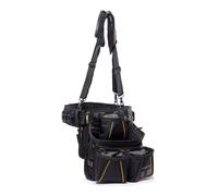 Toughbuilt Cinturón de herramientas Pro TB-301-6 con tirantes para encofrador