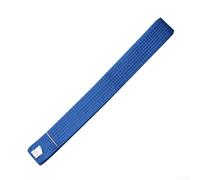 Cinturón de karate de algodón de poliéster de 280 cm x 4 cm para entrenamiento de taekwondo, banda de artes marciales de doble capa para competición de niños y adultos (azul)