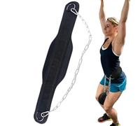 Cinturón de levantamiento de peso, correa de peso - Hacer arnés para levantamiento de pesas con cadena de acero,Accesorios de entrenamiento de fuerza resistentes para entrenamiento de fuerza de