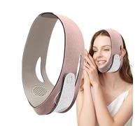 Cinturón de levantamiento facial, máscara de levantamiento de líneas en V con correa para la barbilla | Ejercitador de mandíbula de mascarilla de estiramiento facial reutilizable elástico transpirable