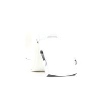 Cinturón de lona automático para hombre y mujer, cinturón de nailon de Color sólido, pretina tejida de tela gruesa, 3,8cm de ancho, Blanco, 130cm