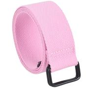 Cinturón de lona trenzado, cinturón elástico,3CM/3.8CM ancho, cinturón de cincha ajustable para hombres y mujeres,3,8 cm de ancho, extra largo,Pink,110 * 3.8 CM