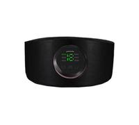 Cinturón De Masaje Abdominal Recargable 1,1 M - Entrenador De Abdominales Inteligente Con 6 Modos Y 18 Niveles De Velocidad | Moldeador Corporal Unisex De Cuero Artificial Suave Agradable A La Piel Pa