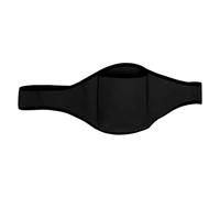 Cinturón de micrófono para instructores de fitness, bolsa para micrófono, bolsa de cintura resistente para altavoz, yoga, soporte de teléfono para entrenamiento, baile, teatro, Black, Refer to