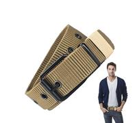 Cinturón de nailon, correa de cintura ajustable, tamaño mediano para deportes al aire libre, función de cierre de hebilla de pin, categoría de utilidad doméstica, senderismo, viajes, levantamiento de