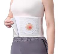 Cinturón De Ostomía Ajustable, Cinturón Colostomía con Orificios de Varios Tamaños, Soporte de Estoma para Sujetar Bolsas de Colostomía e Ileostomía(Medium)