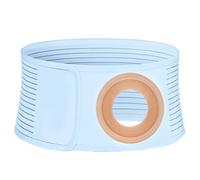 Cinturón de Ostomía Ajustable, Faja para Colostomía, 4 Tamaños de Orificio, Soporte de Estoma para Pacientes con Colostomía Que Previenen la Hernia Paraestomal
