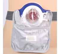 Cinturón de Ostomía Ajustable, Orificio de 2,5 a 5 Cm, Base de Silicona Suave, Recortable, Cinturón Ostomía Que Ayuda a Proteger la Bolsa de Ostomía(Medium)