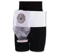 Cinturón de Ostomía Ajustable, Soporte de Estoma Discretos, Cinturón de Ostomia para Hernias de Ostomía para Soporte de Bolsas de Colostomía w Ileostomía(Small)