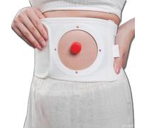 Cinturón de Ostomía Ajustables, Cinturón Colostomía para Hombres y Mujeres, Soporte de Estoma para Cuidados Postoperatorios, Ajuste Cómodo para Todas Las Estaciones(Medium)