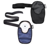 Cinturón de ostomía, cubiertas de bolsas de ostomía de 2 por ciento, cinturón de tela Oxford ajustable e impermeable, cubiertas de bolsas de colostomía para ileostomía