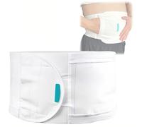 Cinturón de Ostomía de 16,5 Cm de Ancho, Cinturón Ostomía Ajustable, Diámetro Del Orificio Recortable para Cuidados Postoperatorios Después de la Cirugía(X-Large)