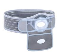 Cinturón de Ostomía, Faja de Soporte para Colostomía, Soporte de Estoma Con Bolsillo Exterior Extraíble y Cubierta Protectora para Colostomía e Ileostomía(Large)