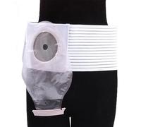 Cinturón de Ostomía Faja para Colostomía para Hombres y Mujeres (Orificio de 8 cm) Cinturón de Soporte para Estoma para Bolsa de Colostomía e Ileostomía(X-Large)