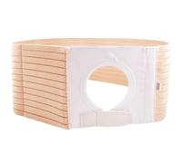 Cinturón de Ostomía para Hombres y Mujeres, Cinturón Ostomía con Orificio Ajustable de 7,5 a 8,5 Cm, Faja de Estoma Abdominal Postoperatoria para Colostomía e Ileostomía(Large)