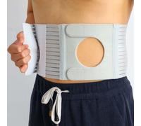 Cinturón de ostomía, suministros para ostomía abdominal, suministros médicos para ostomía Cinturón invisible para ostomía Fundas para bolsas de colostomía para hombres y mujeres Prevención de la herni