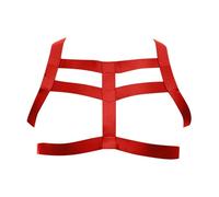 Cinturón de pecho con hebilla ajustable para hombre, estilo punk, para cosplay y fiestas nocturnas, arnés decorativo
