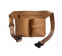 Cinturón de Peluquería Bolsa de cintura funda tijera for salón peluquería Bolsa Profesional Para Tijeras(Khaki)