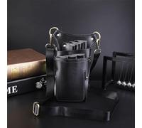Cinturón de Peluquería Bolso bandolera de tijera personalizado y creativo Bolsa Profesional para Tijeras(Schwarz)