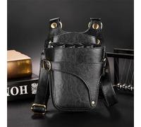 Cinturón de Peluquería Bolso bandolera for tijeras de peluquería mascotas, bolsa for guardar herramientas Bolsa Profesional para Tijeras(Schwarz)